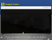 Tablet Screenshot of designertrailers.co.za